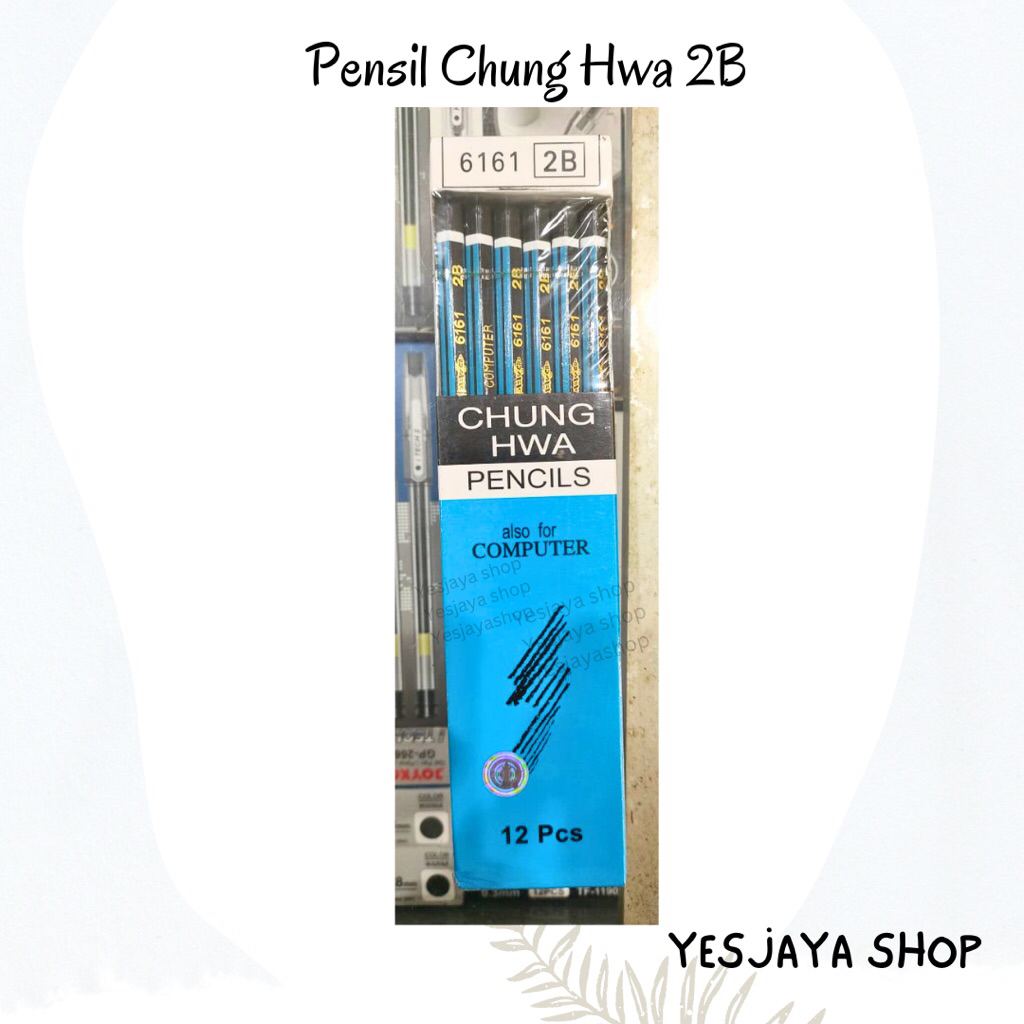 

{12pcs} Pensil Chung Hwa 2B / Pensil Kayu 2B Grosir / Pensil Grosir / Pensil 2B Grosir / Pensil Sale / Pensil Murah 2B / Pensil 2B murah / Sale Pensil Kayu / Pensl Kayu 2B / Pensil Motif