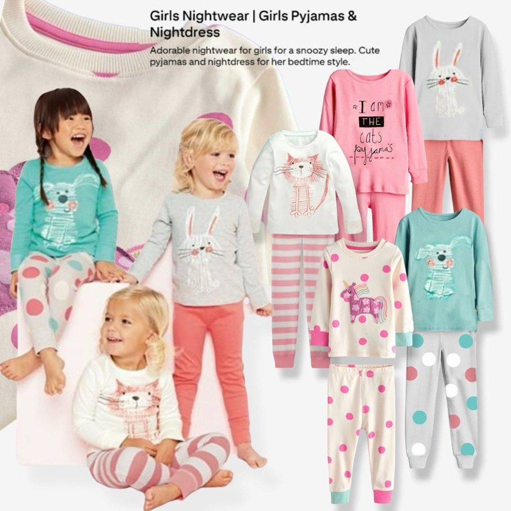 PIYAMA GIRL HNM IMPORT LUCU