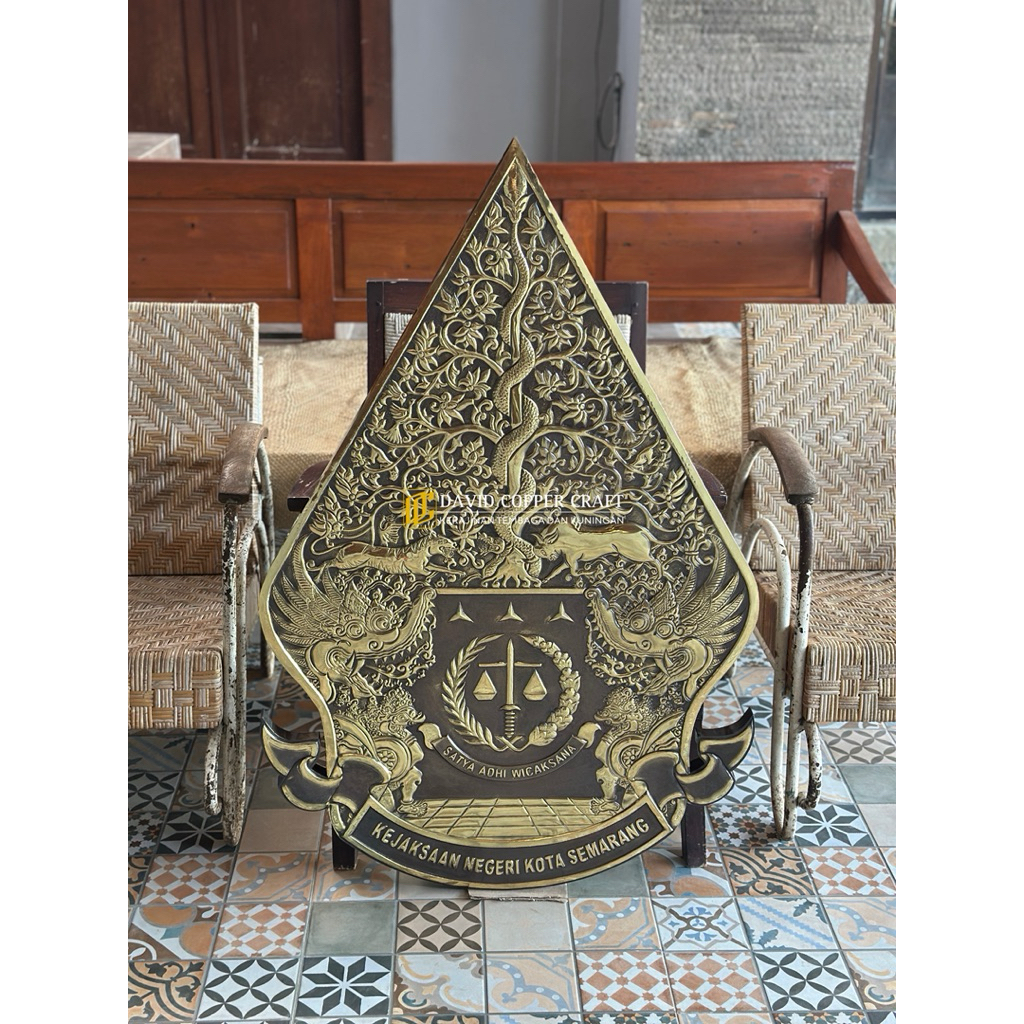 Gunungan Wayang Custom Material Kuningan