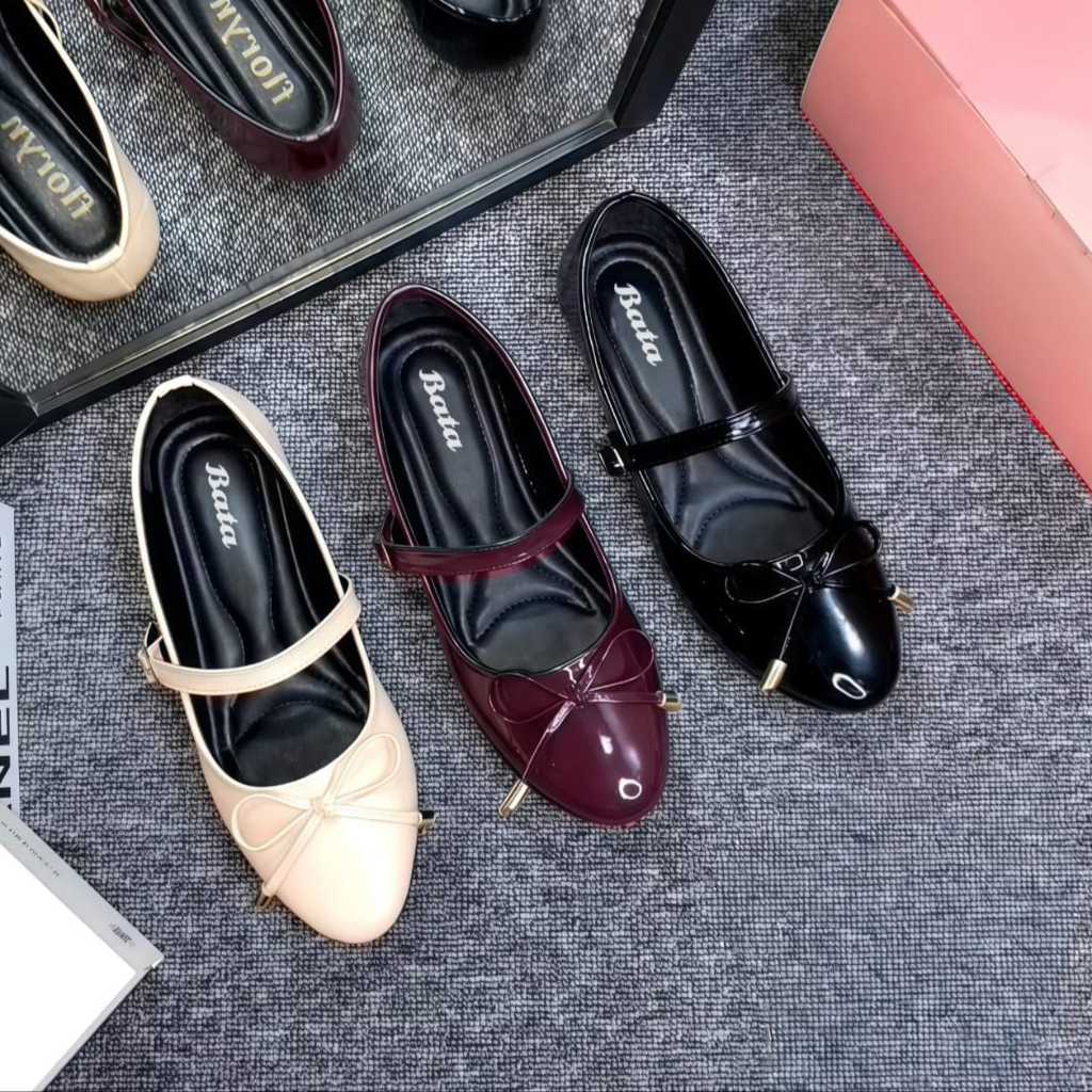 BATA - Flatshoes Ballerina Wanita Tali Pita