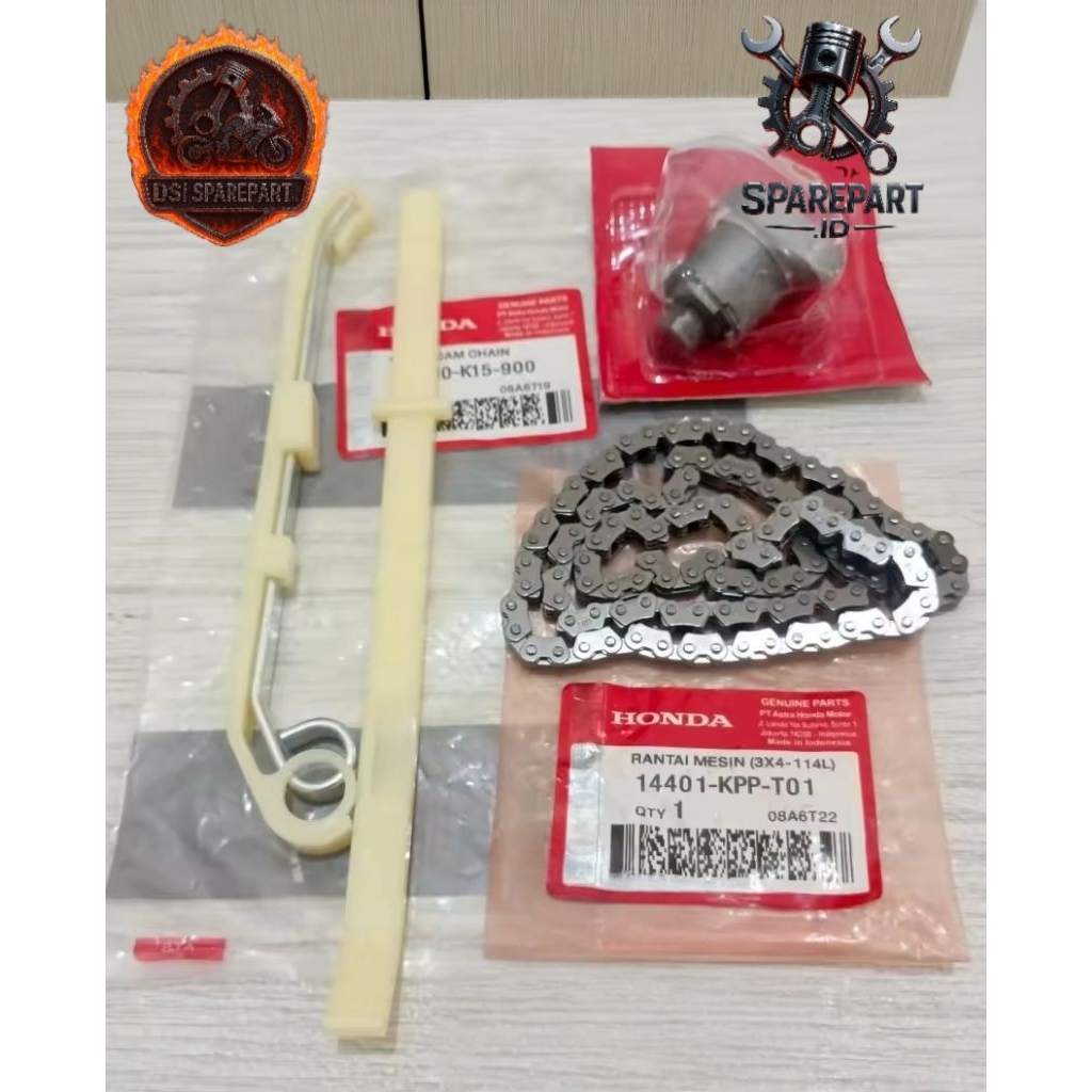 LIDAH TENSIONER SET rantai keteng tonjokan keteng Cb 150 R lama CBR 150 lama KODE PART(k15)