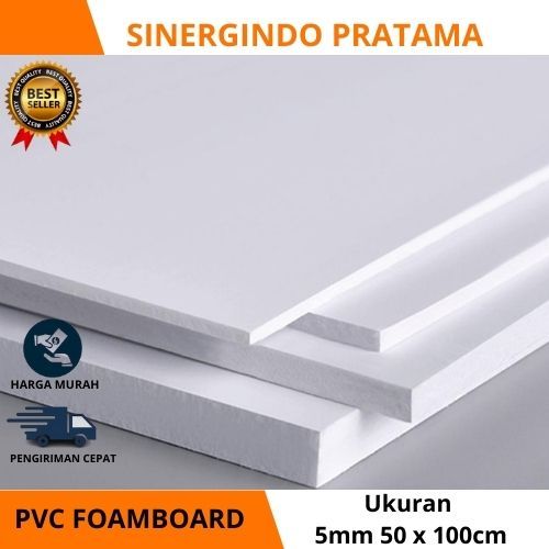 PVC Board / PVC Foamboard / potongan ukuran 5mm 50 x 100cm