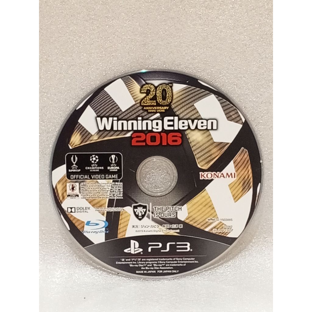 KASET PS 3 SECOND WINNING ELEVEN 2016