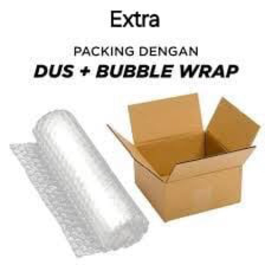 

Extra Packing Dus & Bubble Wrap - Untuk tambahan Packing