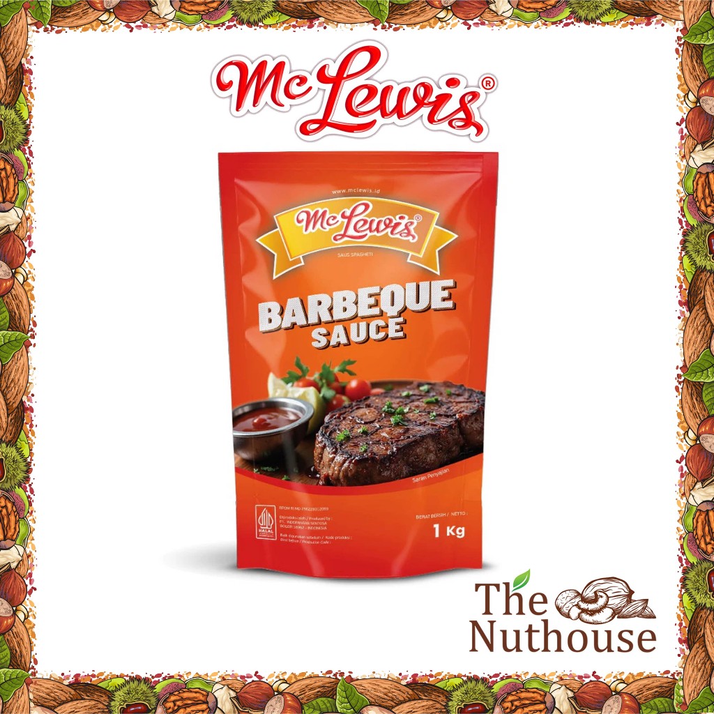 

Mc Lewis Barbeque Sauce Pouch 1Kg / Saos BBQ McLewis [HALAL]