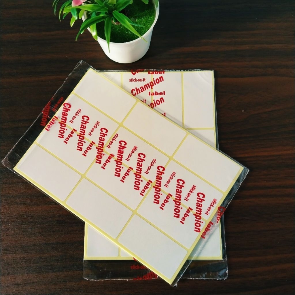 

LABEL UNDANGAN PER PACK Tanpa Cetak Nama / Polos