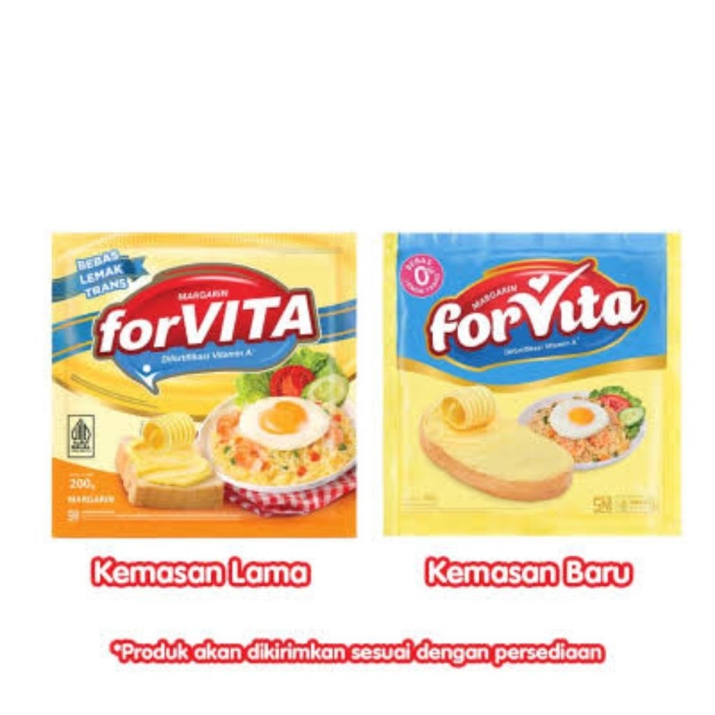 

6 pcs Margarin Forvita 200 gram