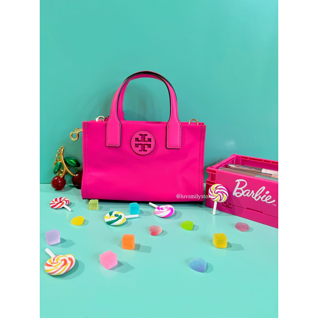 Tory Burch TB Ella Nylon Mini Tote (Like New)