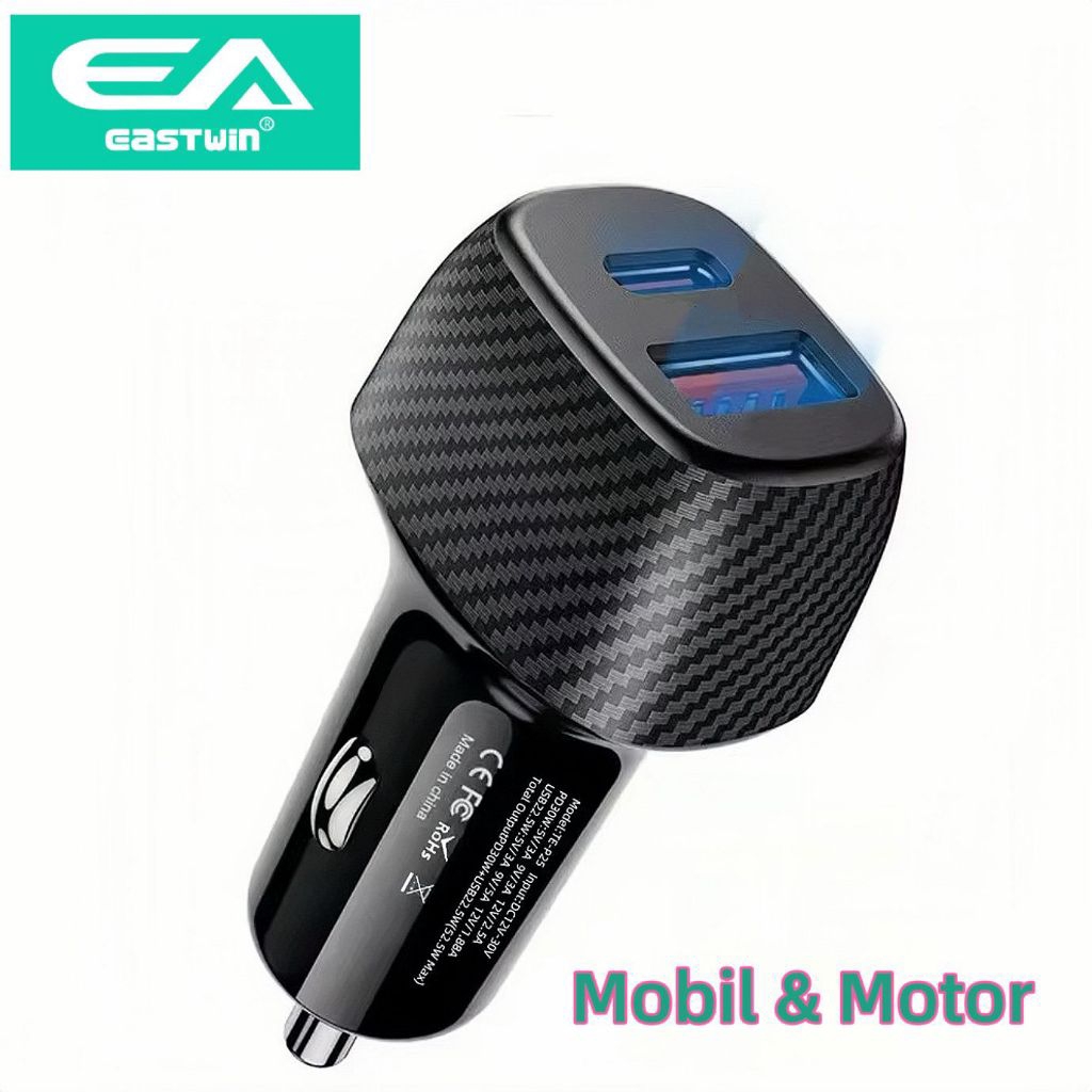 Car Charger Adaptor Charger HP  Untuk Mobil Motor AN-22