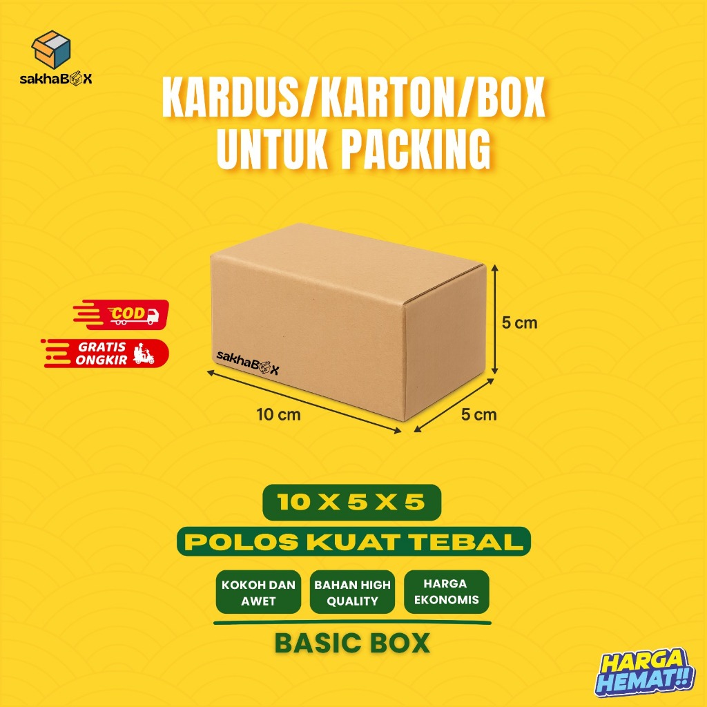 

Kardus Packing Karton Box UK 10 X 5 X 5