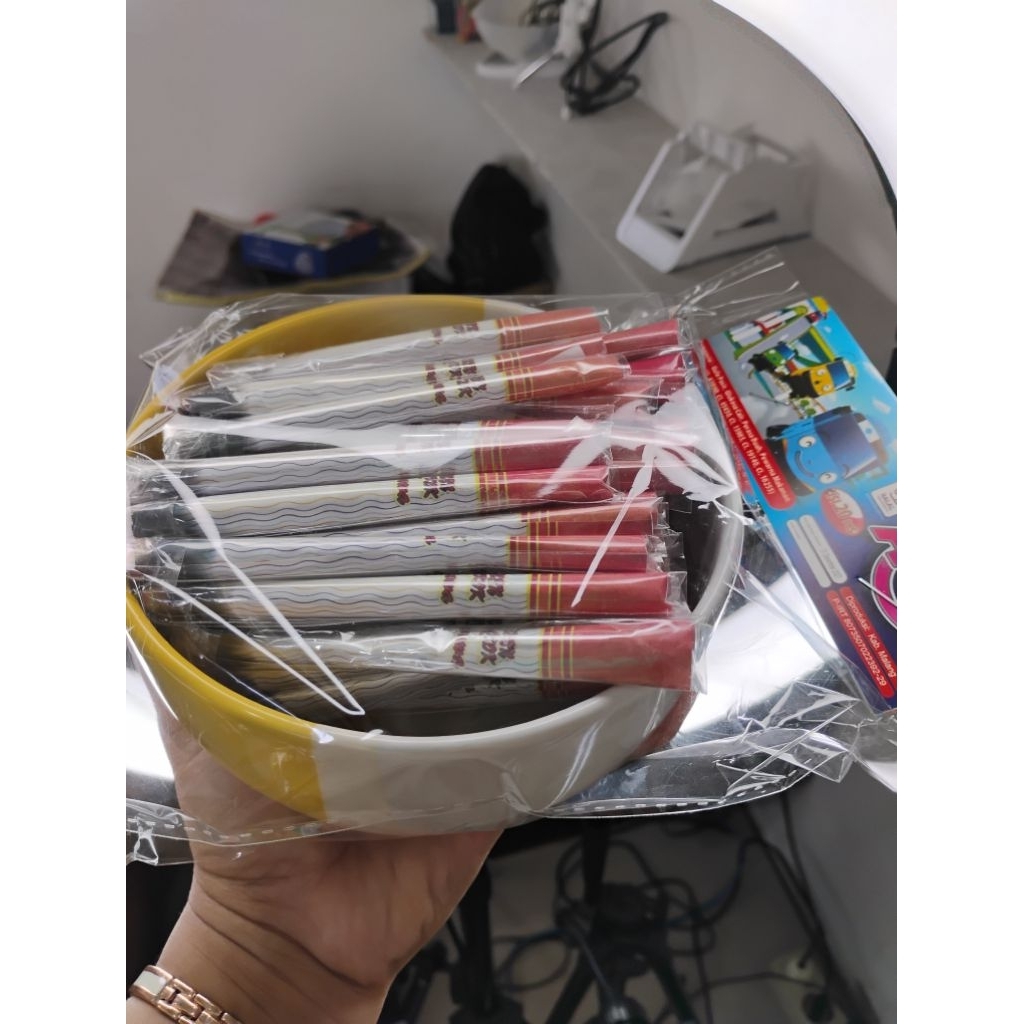 

permen rokok rokokan isi 60pc free mangkok
