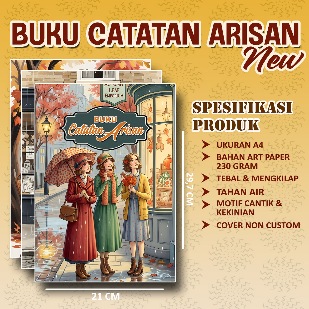 

BUKU CATATAN ARISAN VINTAGE SERIES BY GRAFISTETIK