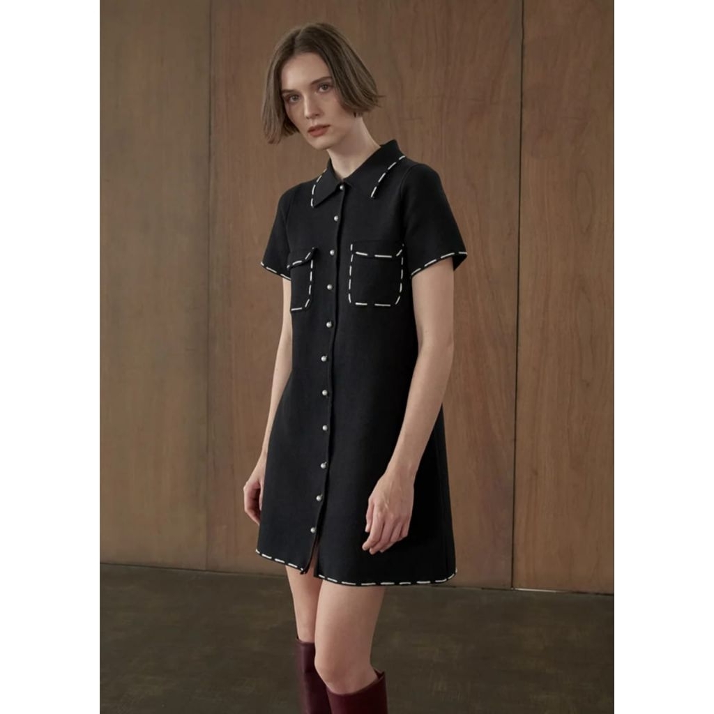 PL Duma Chantal Dress Black