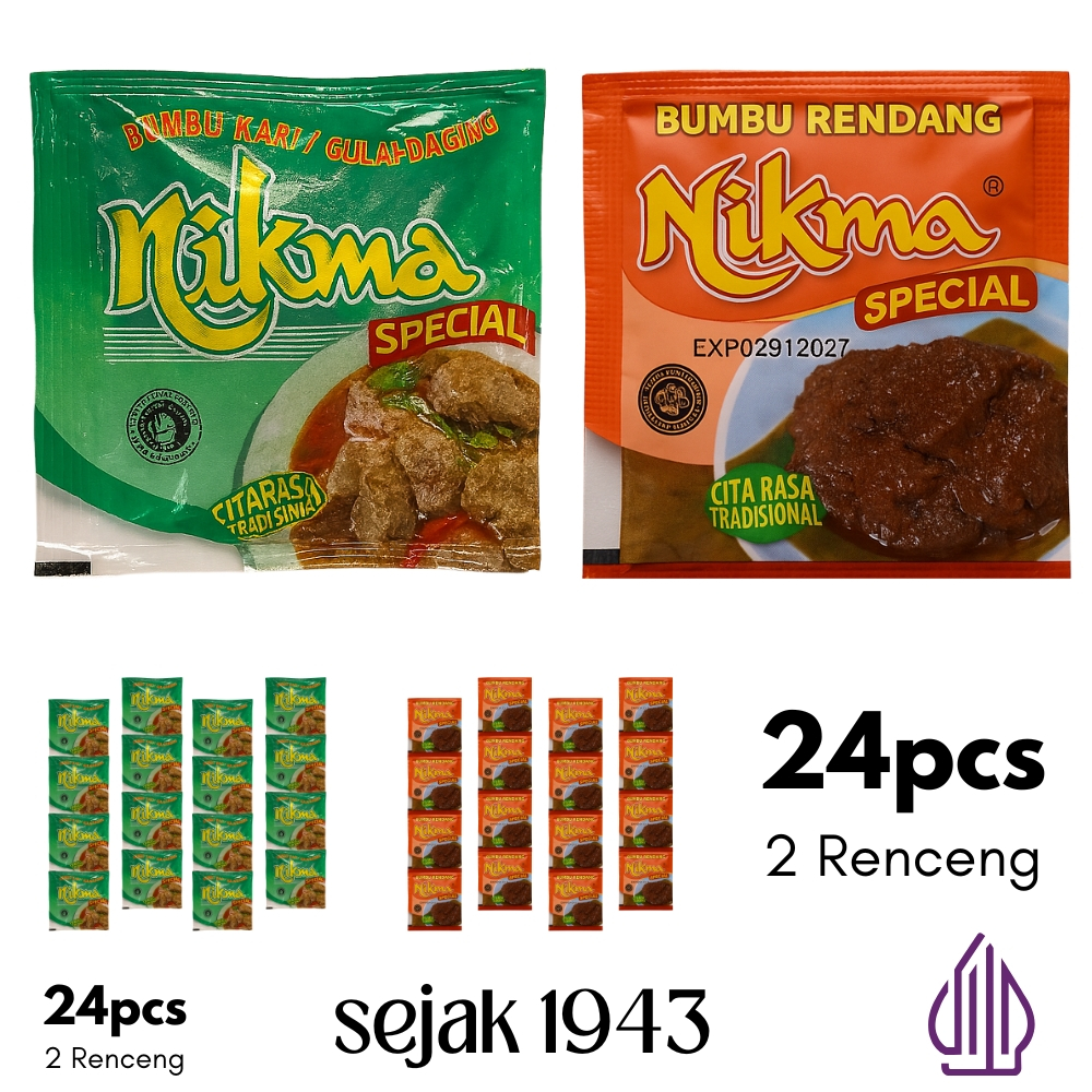 

Bumbu Gulai Rendang Padang Asli Minang Paket Hemat 24 Sachet Halal Masakan Tradisional