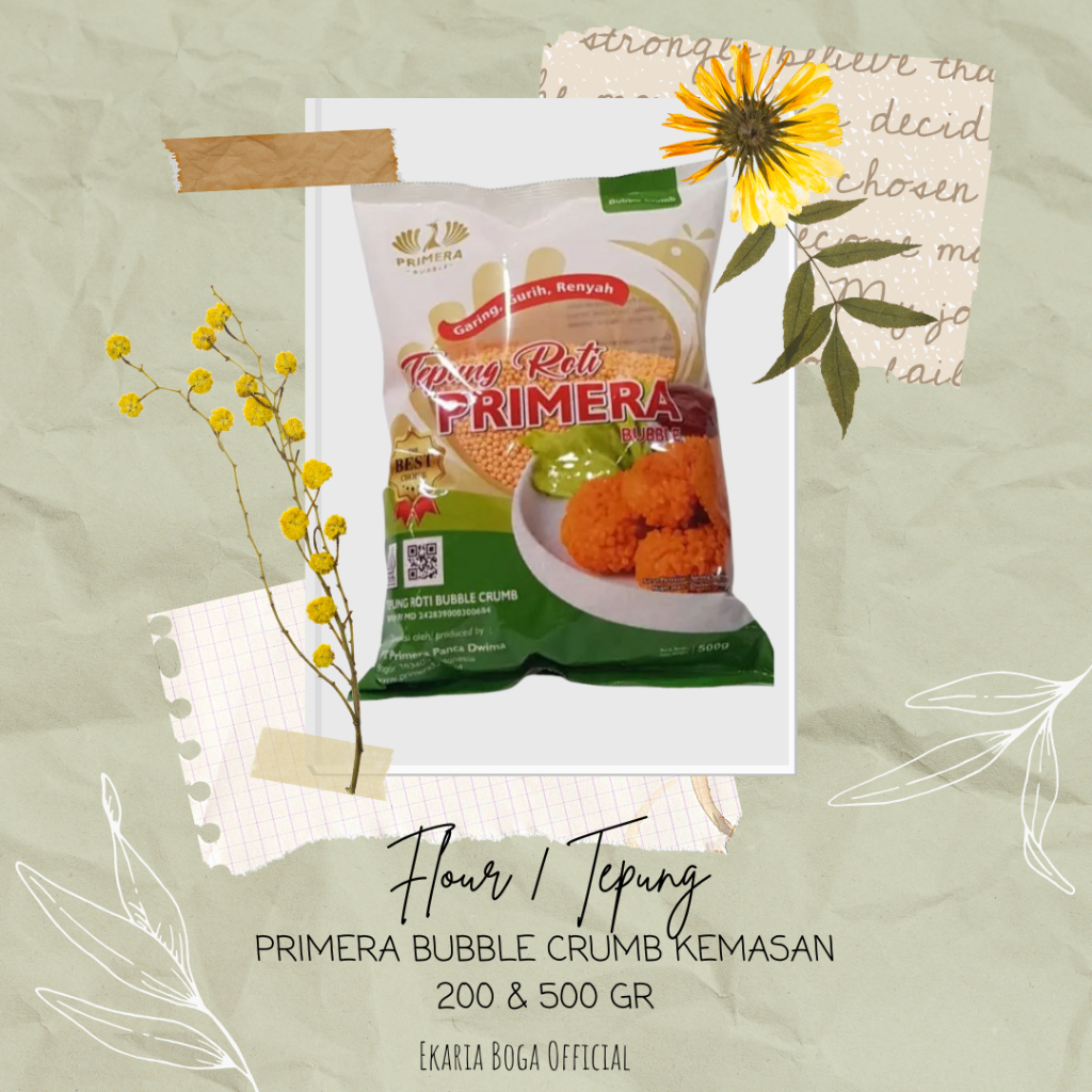 TEPUNG ROTI | BREAD CRUMB | BUBBLE CRUMB | PRIMERA  BUBBLE CRUMB KEMASAN