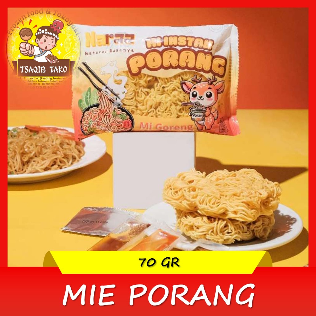 

mie PORANG shirataki instan Goreng NARAA rendah kalori