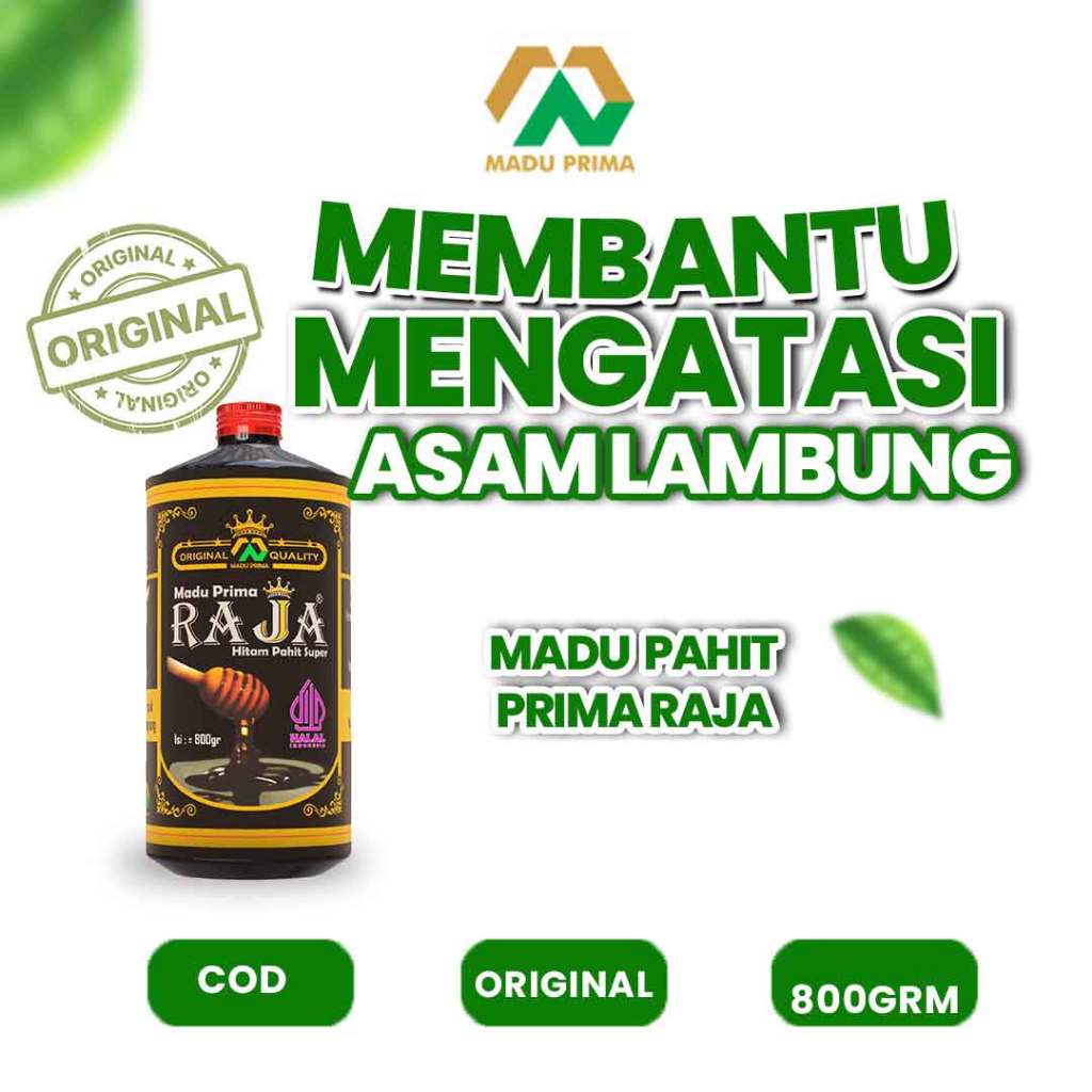 

Madu Prima Raja Solusi Masalah Pencernaan Gerd Asam Lambung Maag 800grm