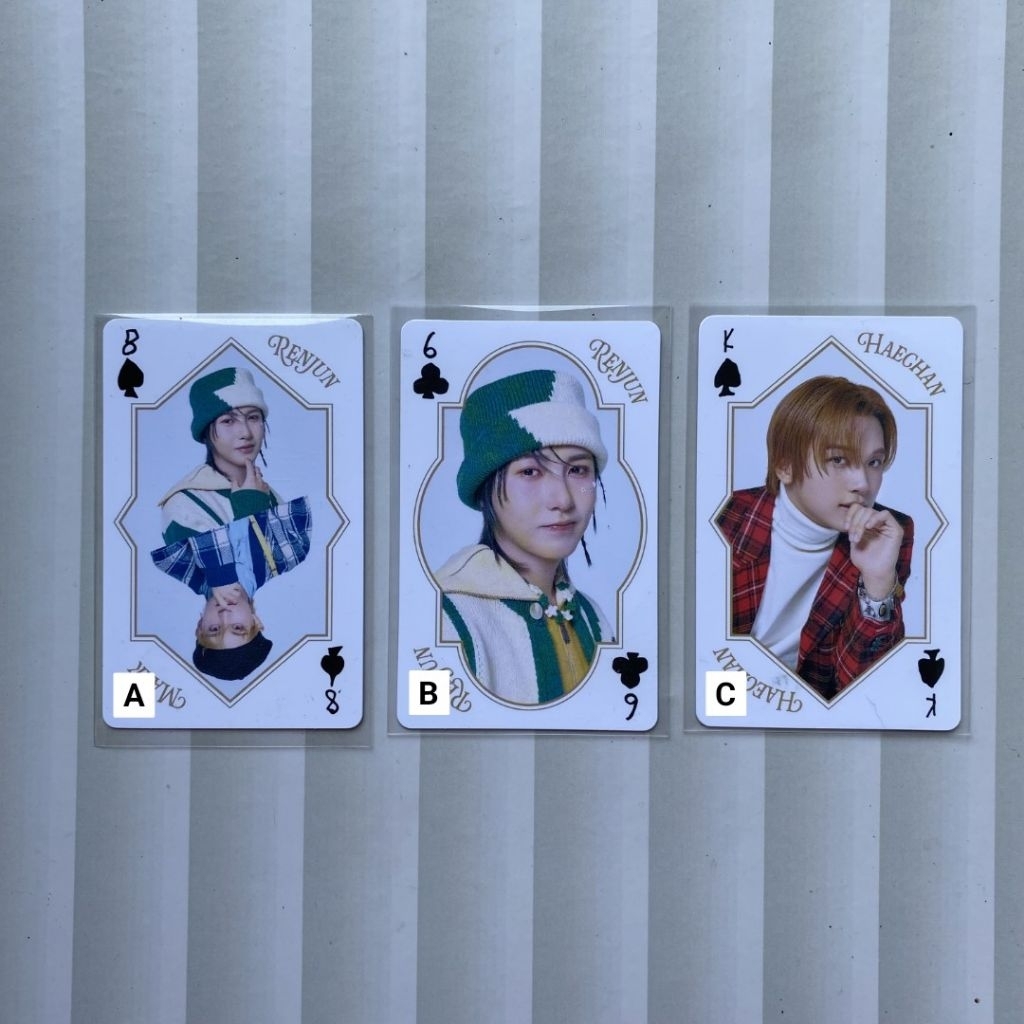 [READY] Official photocard renjun haechan wonderland japan trading card nct dream unit markhyuck nom