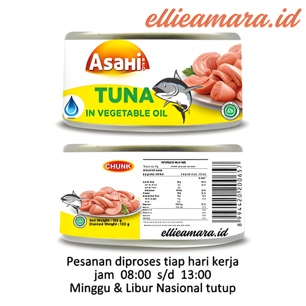 

Tuna Kaleng Asahi Dalam Minyak Nabati 185gr