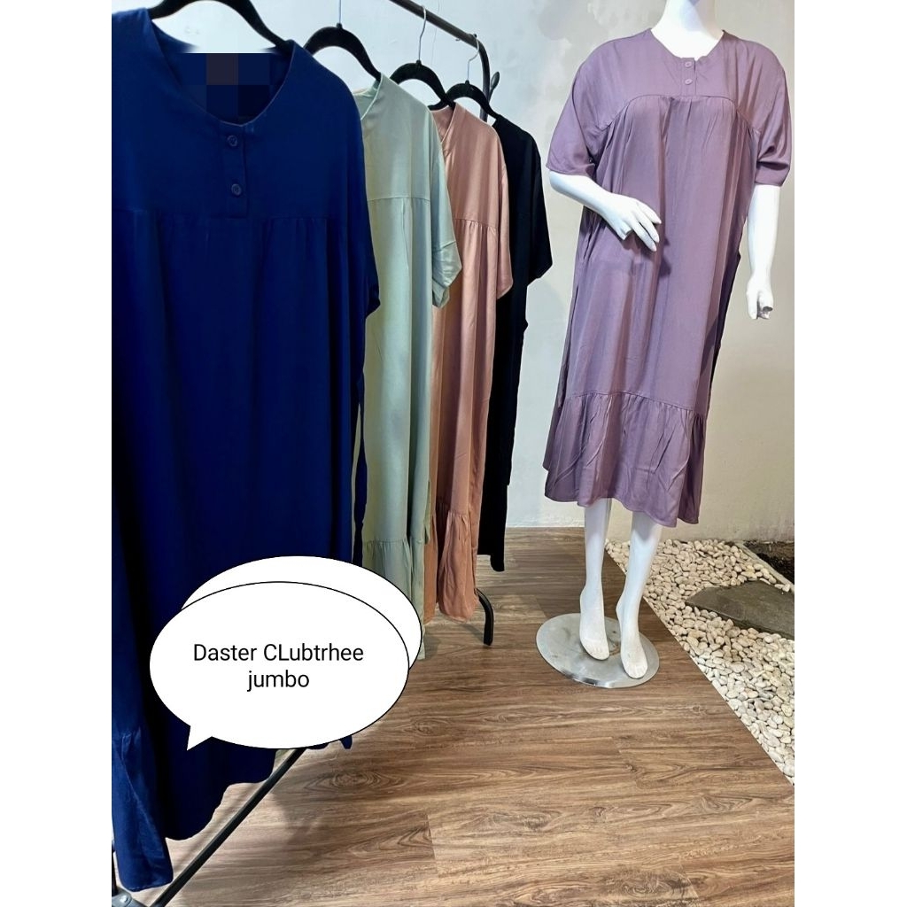 Daster wanita terbaru. Daster polos jumbo home dress kekinian daster rayon twill premium