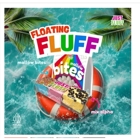 

[BUY 1 GET 1] FLOATING FLUFF + MIX ALPHA MARSHMALLOW JUSTFLUFF [HALAL]