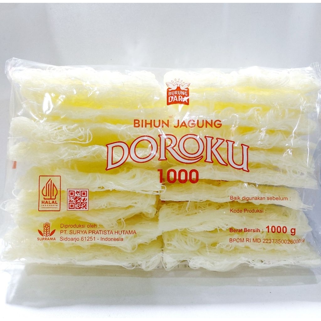 

BIHUN JAGUNG DOROKU 1 KG