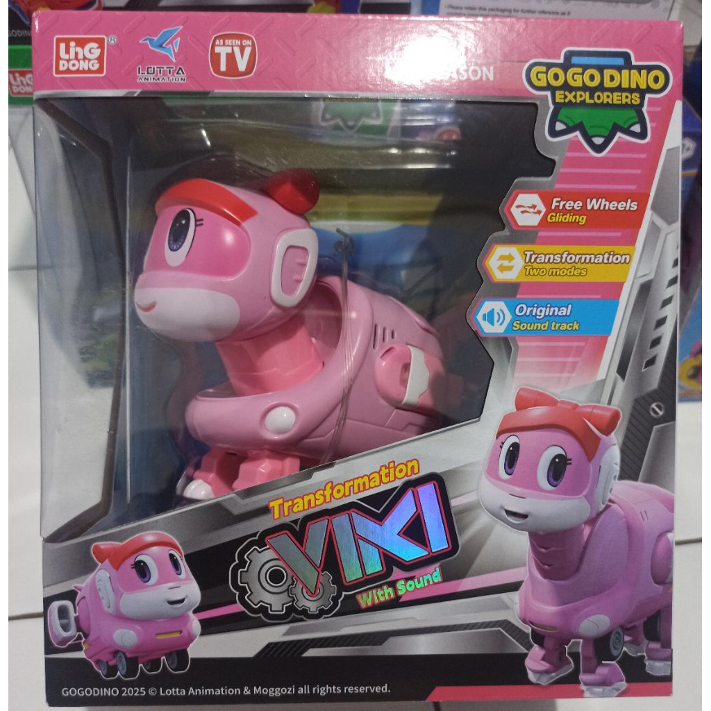 GOGODINO - VIKI | TRANSFORMATION ROBOT DINOSAURUS