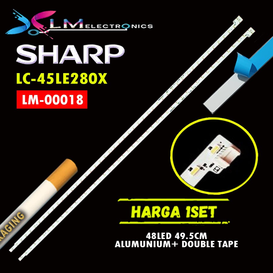 BACKLIGHT TV LED SHARP LC-45LE280X LC45LE280X LC 45LE280X 45LE280