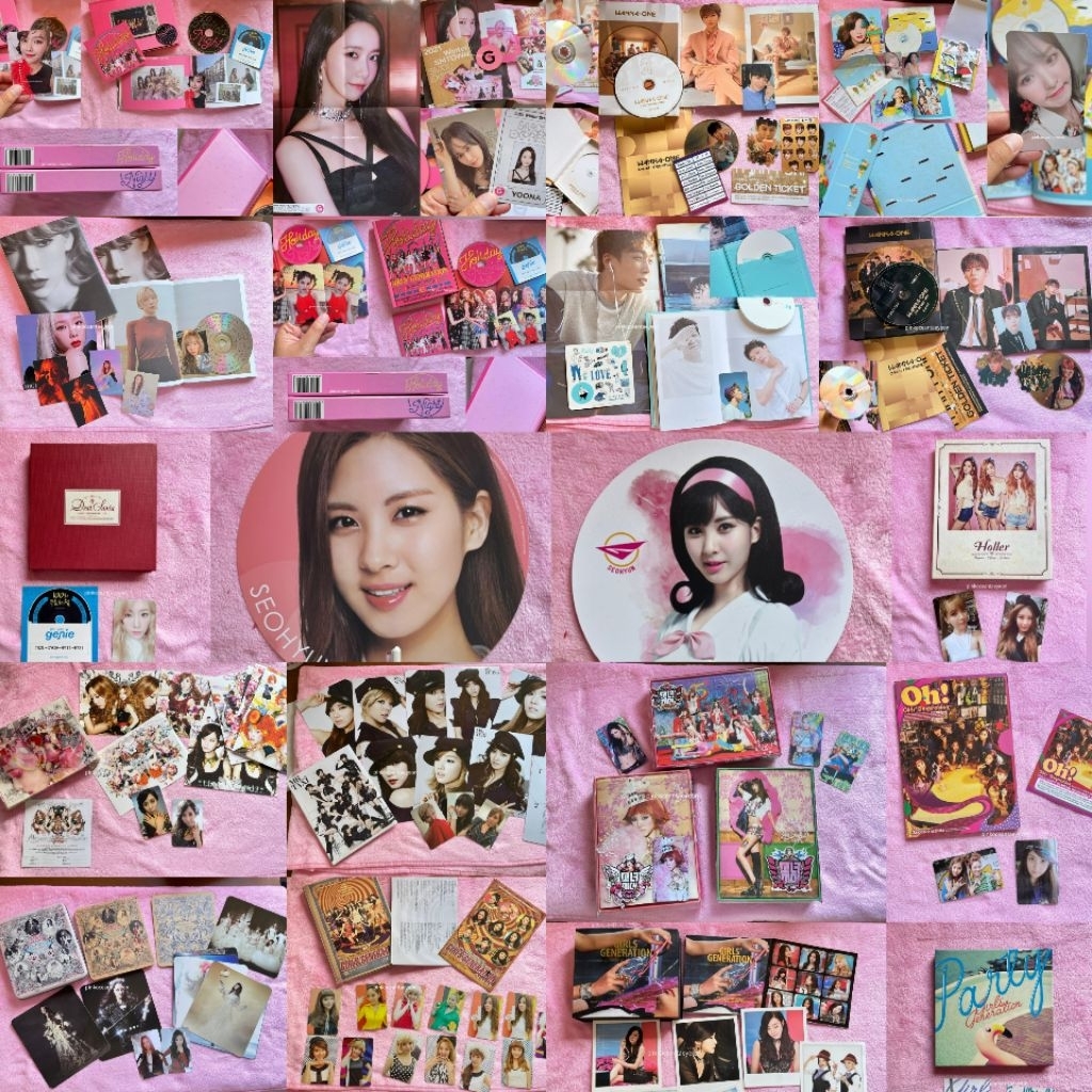 SNSD Girls Generation Red Velvet Wanna One Bobby TTS Taeyeon Jessica Sunny Tiffany Hyoyeon Yuri Sooy