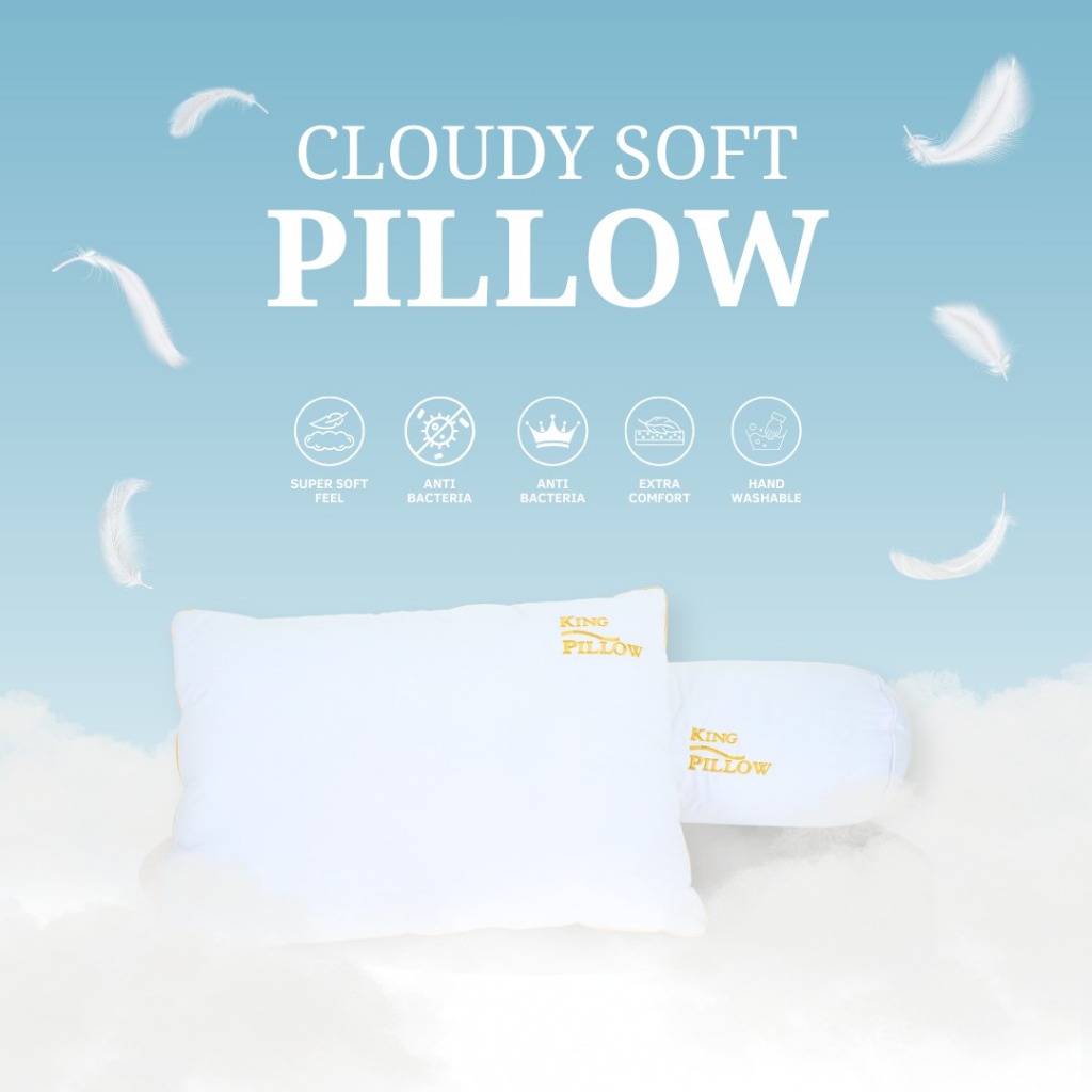 Bantal Guling King Pillow | Bantal Guling Dewasa Lembut Nyaman
