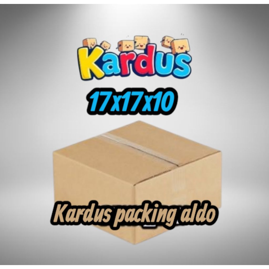 

kardus box packing 17x17x20