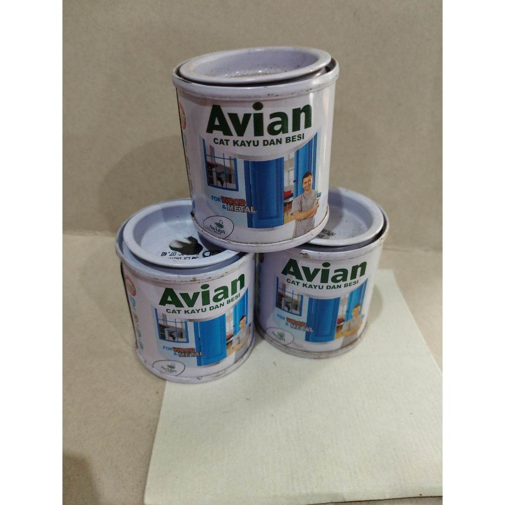

Avian Cat Besi AVIAN 50cc/50ml - Cat Kayu High Gloss Putih - Tahan Lama & Kilap - Cocok untuk Interior Eksterior Paint perlengkapan & alat melukis