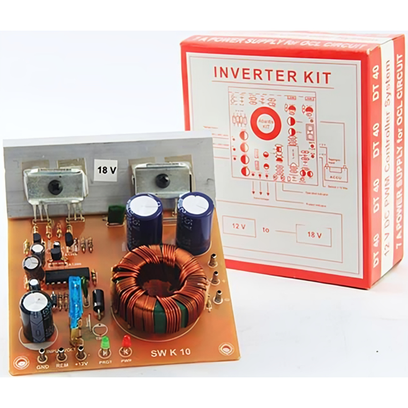 Kit Inverter DC 12V ke 18V Module Step Up Converter 12V to 18V Rangkaian Boost Converter DC 12V-18V