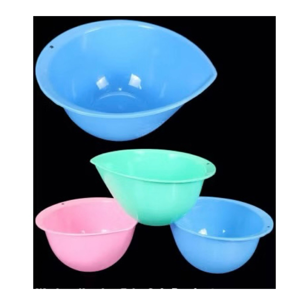 Baskom / Waskom Plastik Adonan Kocok Telur
