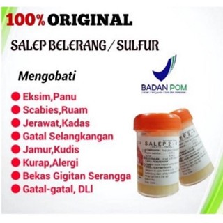 Salep Belerang / Sulfur Salep SALEP 24 MENGATASI Gatal Ampuh Salep Kulit Gatal Jamur Obat Gatal Gata