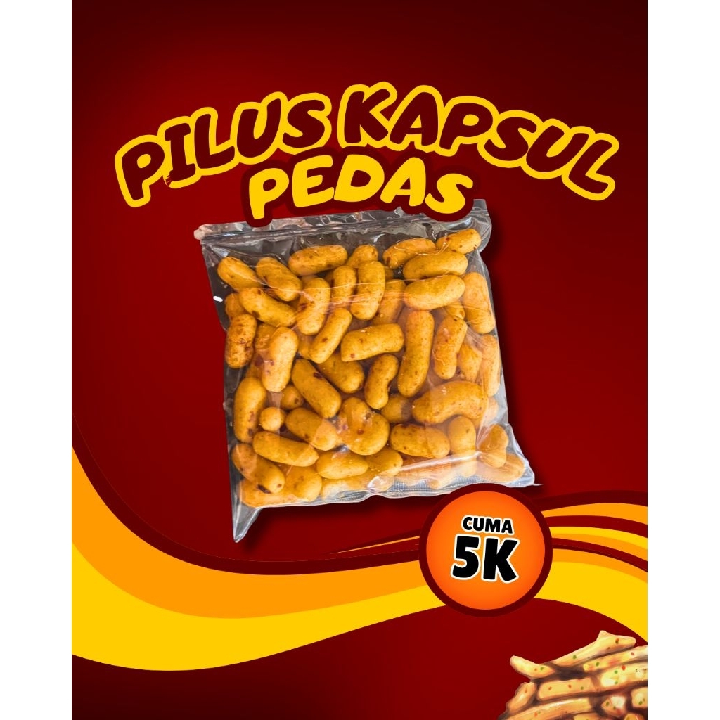 

Pilus Kapsul Pedas (Kecil) | Cemilan kiloan