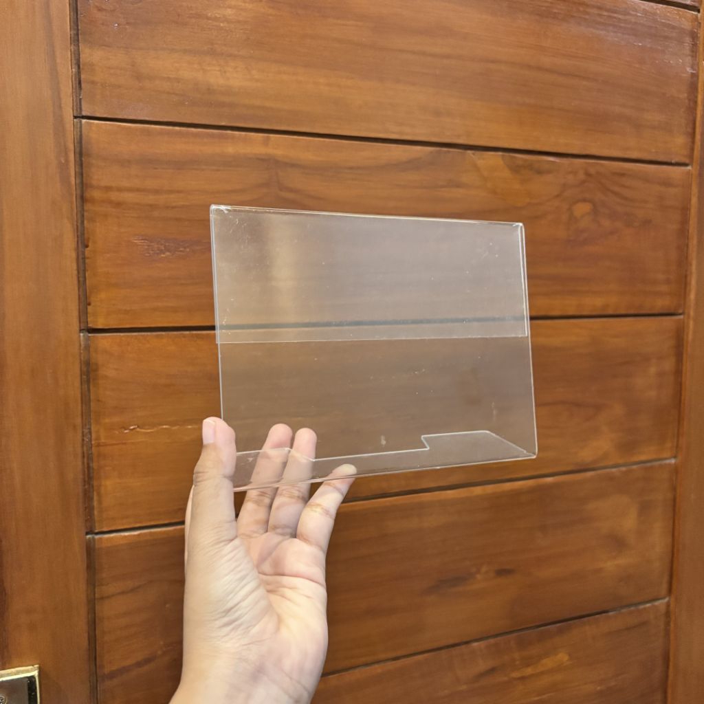 

preloved - papan nama meja acrylic standing name tag