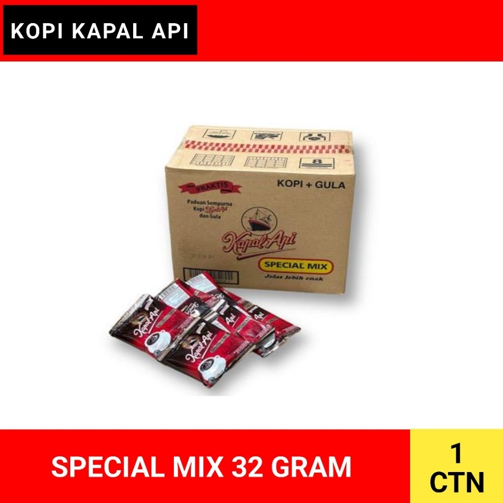 

Kopi kapal api special mix 1dus 32 ml