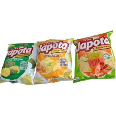 Snack japota 68grVarian
- madu mentega
- rumput laut
- nipis pedas