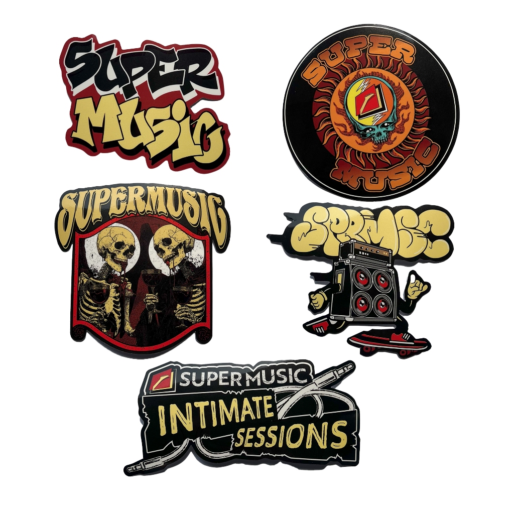 

Supermusic Sticker Package