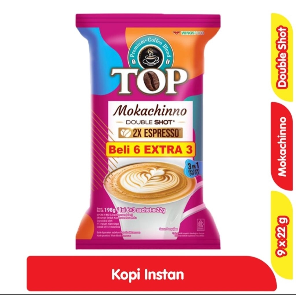 

TOP KOPI MOKACHINNO DOUBLE SHOT