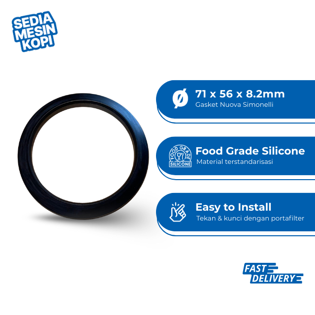 Gasket Group Head Nouva Simonelli 8.2mm / Karet Gasket Group Head 8.2mm untuk Nouva Simonelli