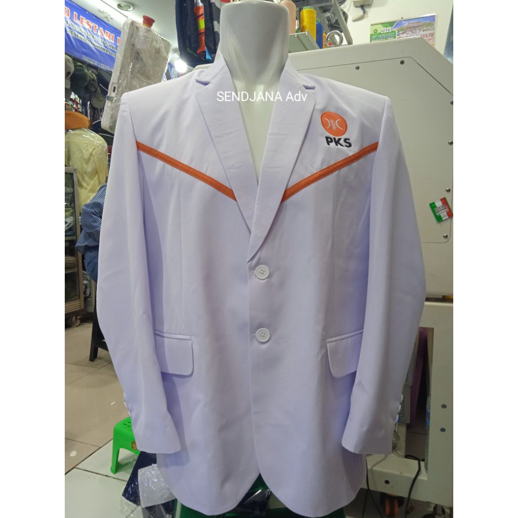 jas partai  PKS TERBARU pria dan wanita