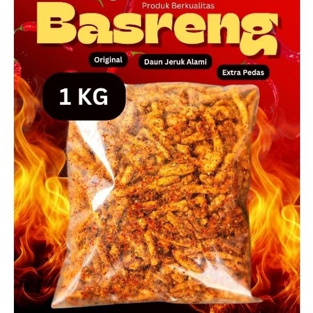 

BASRENG Stik Original Pedas Daun Jeruk Murah Viral 30rb Snack Sultan Enak Bikin Nagih Pengiriman COD