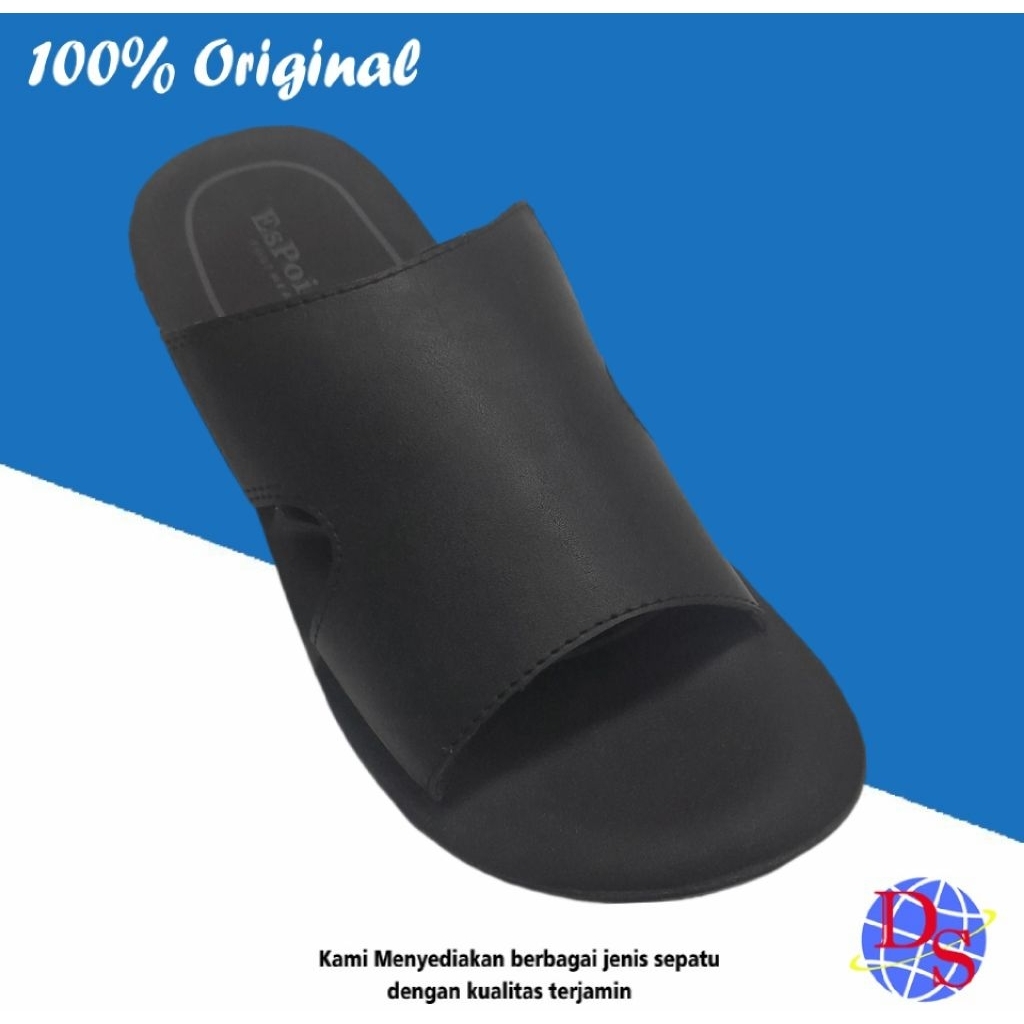 Sandal Pria Espoir Morris 04 Hitam Sandal Formal