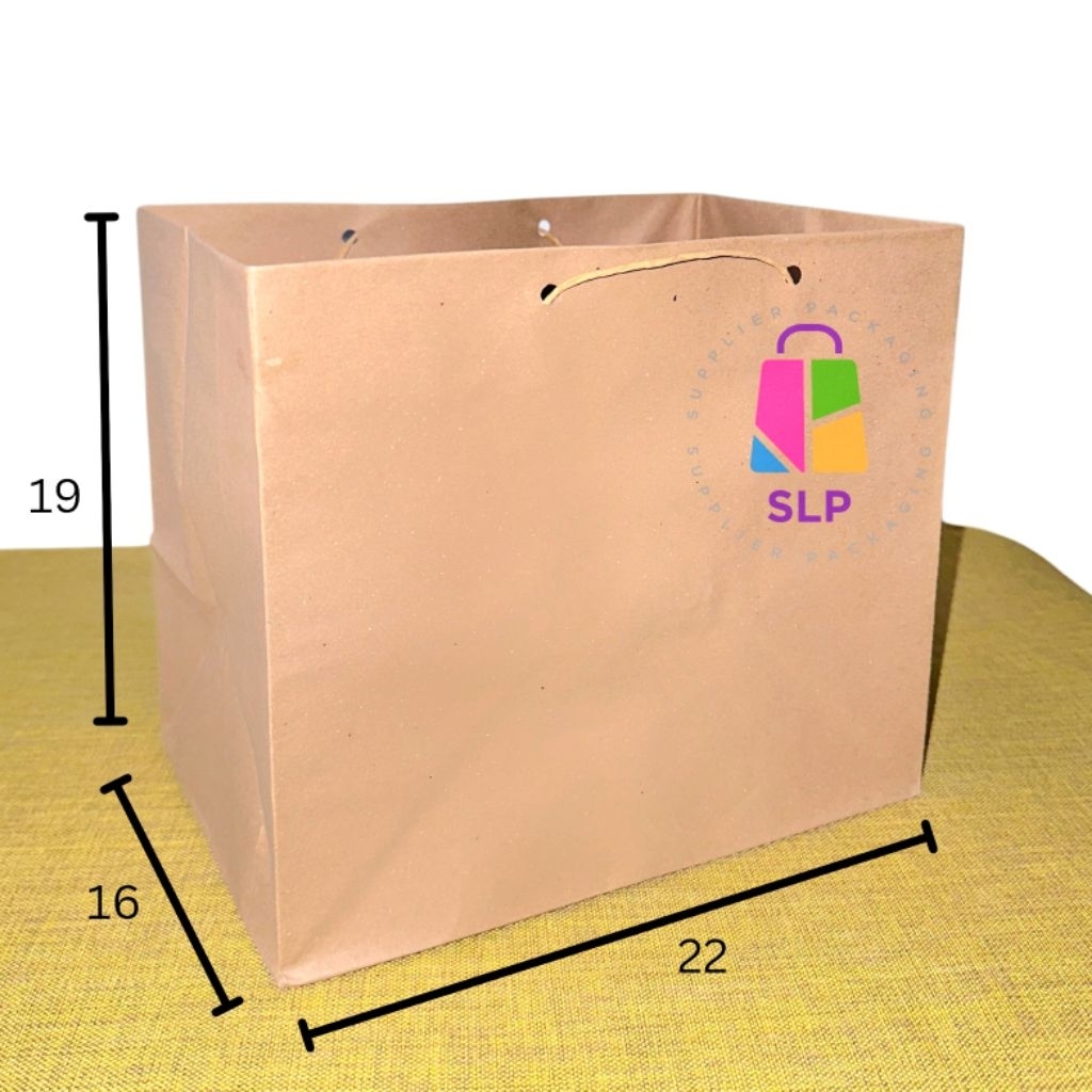 

paper bag R7 P22 L16 T19 kardus kue kotak souvenir goodie bag tempat kue