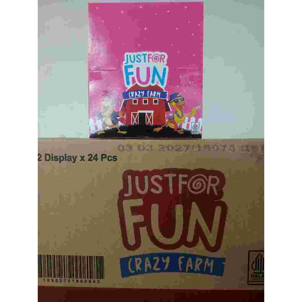 

Sehati Snack - Permen Yupi Just For Fun Craze Farm Box | 1pack (24pcs)