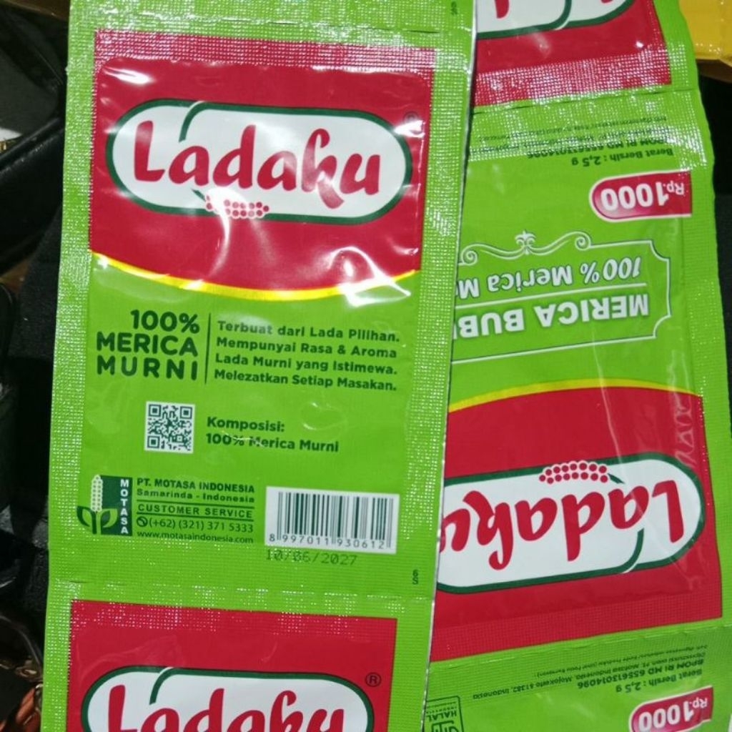 

LADAKU Merica Bubuk Murni Renceng 12 x 2,5 gr
