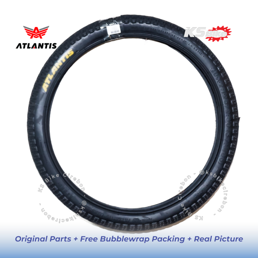 Ban Luar Sepeda Atlantis 16 18 20 x 2.125 untuk Sepeda Anak BMX Mini Lipat MTB Ring 16 18 20 Ban Lua