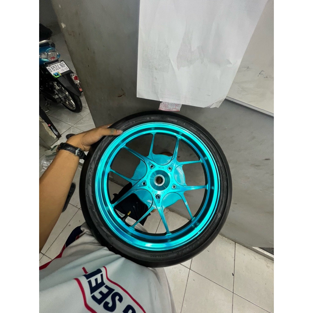 (BISA DIJADIKAN PILOX) CAT CANDY AVATAR BLUE / CAT AVATAR BLUE VERSI CANDY / CAT UNTUK VELG CNC DLL